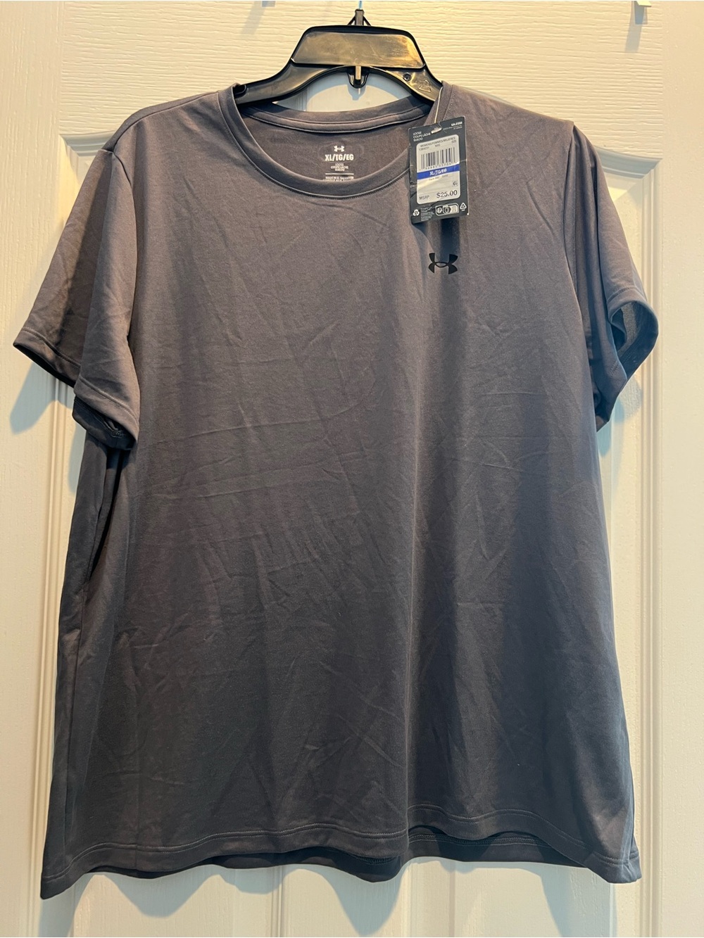Under Armour Women's Short Sleeve Crew Tee - Charcoal